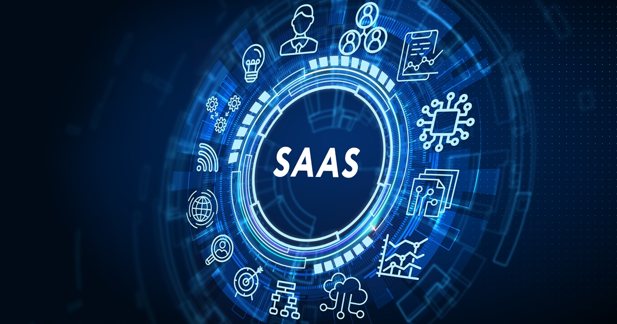 SaaS products and business software visual