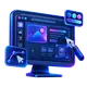 Modern UI UX design icon