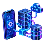 Cross platform mobile development icon